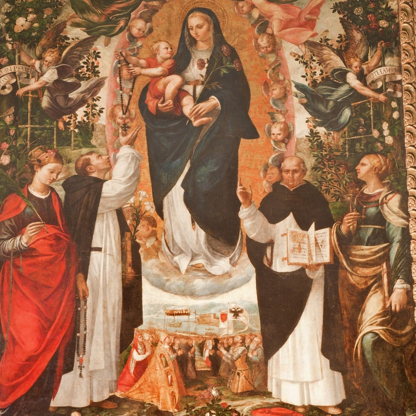 Saint Dominic DVD by Bob and Penny Lord, featuring cover art depicting religious imagery and Saint Dominic in a cinematic presentation.