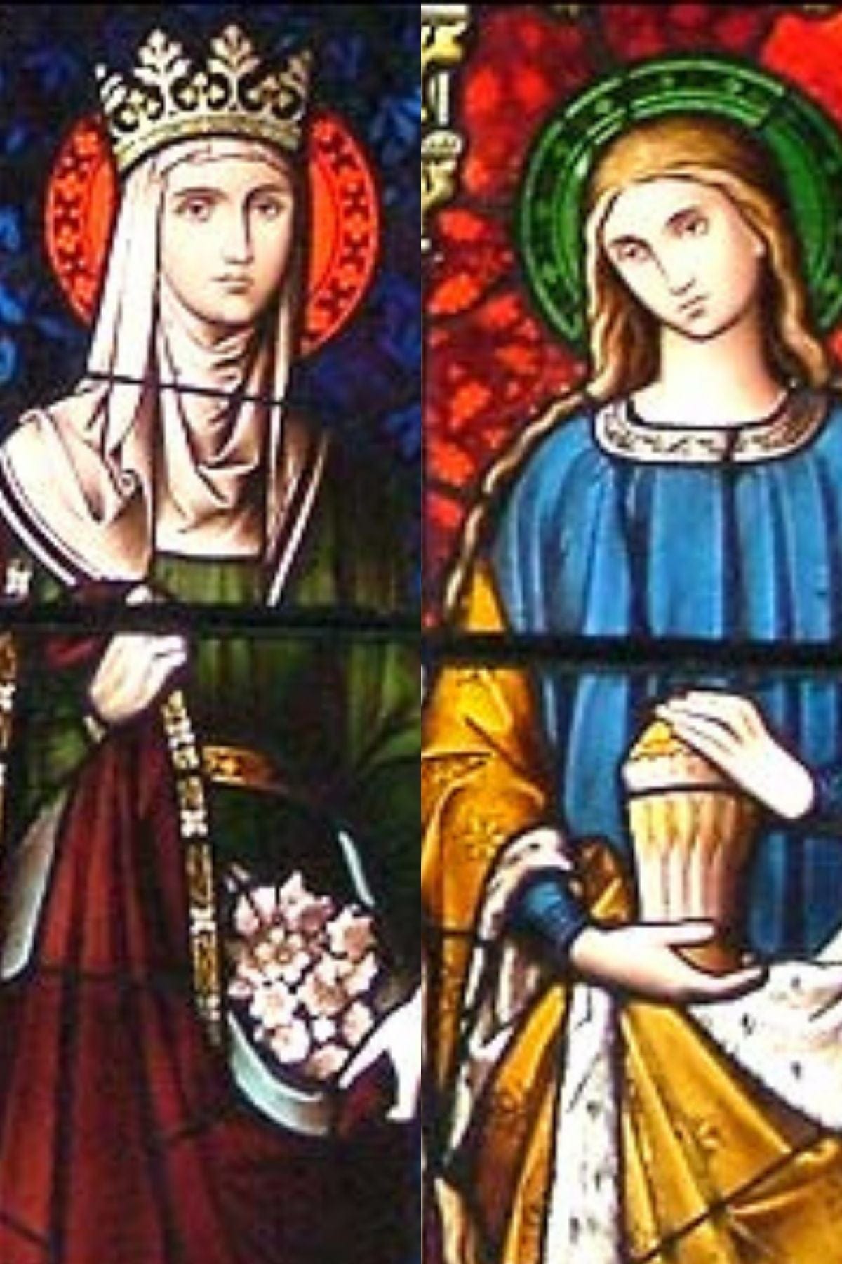 Saint Elizabeth of Hungary DVD by Bob and Penny Lord, showing the DVD case with religious artwork and title on the cover.