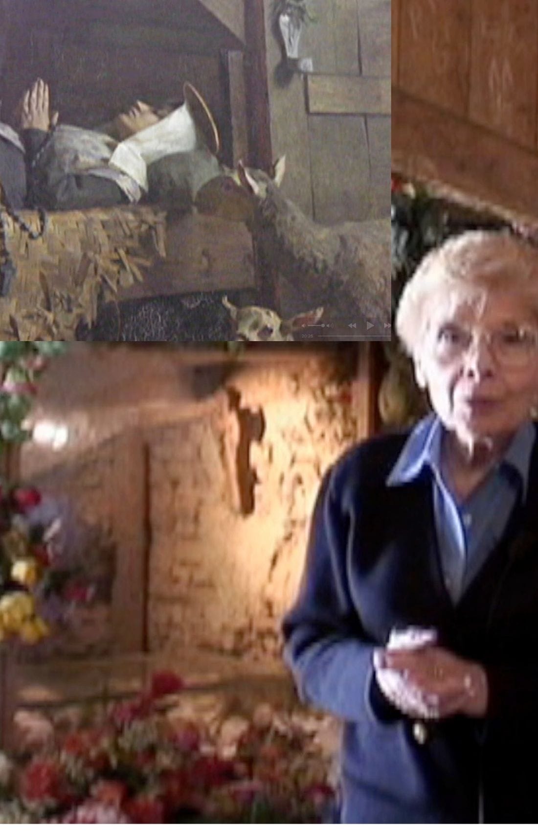 Saint Germaine de Pibrac DVD by Bob and Penny Lord Ministry, featuring a DVD case with religious artwork and branding.