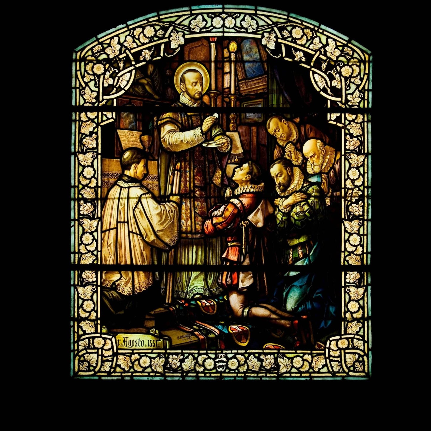Saint Ignatius of Loyola DVD by Bob and Penny Lord, featuring cover art and scenes related to the life of the Jesuit saint.
