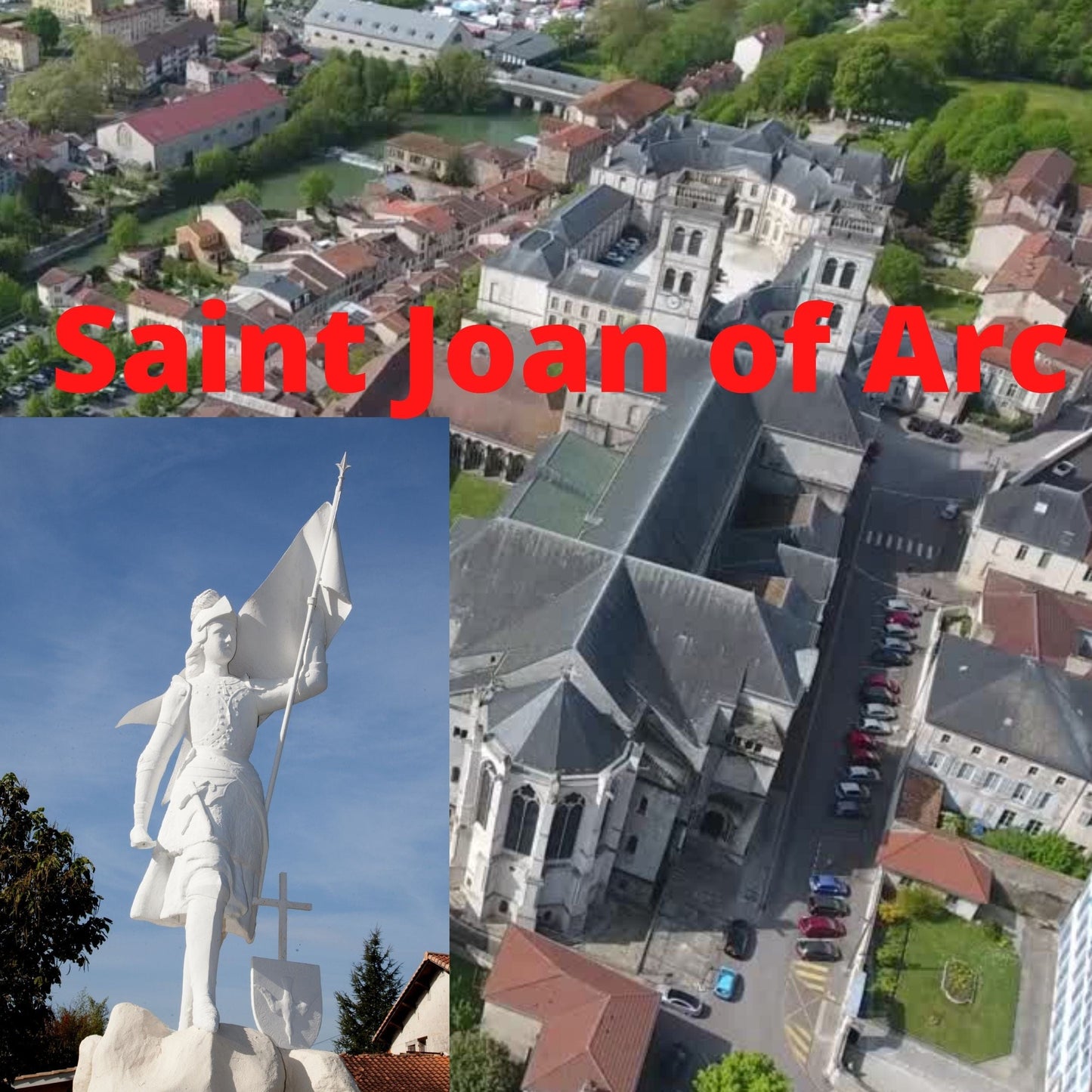 DVD of Saint Joan of Arc by Bob and Penny Lord featuring cover art with an illustration of Joan in armor.