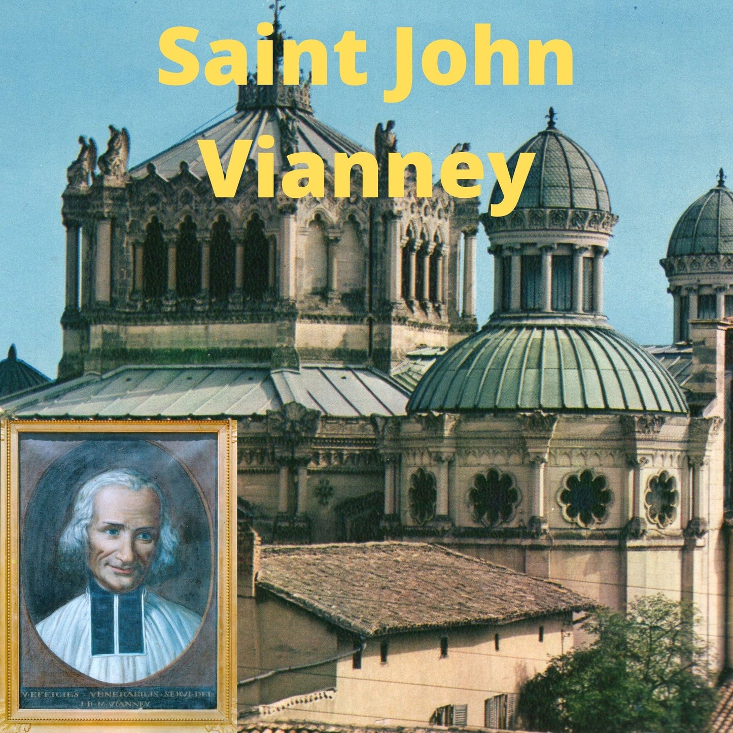 Saint John Vianney - Cure of Ars DVD by Bob and Penny Lord, featuring a cover image with religious artwork and DVD case.