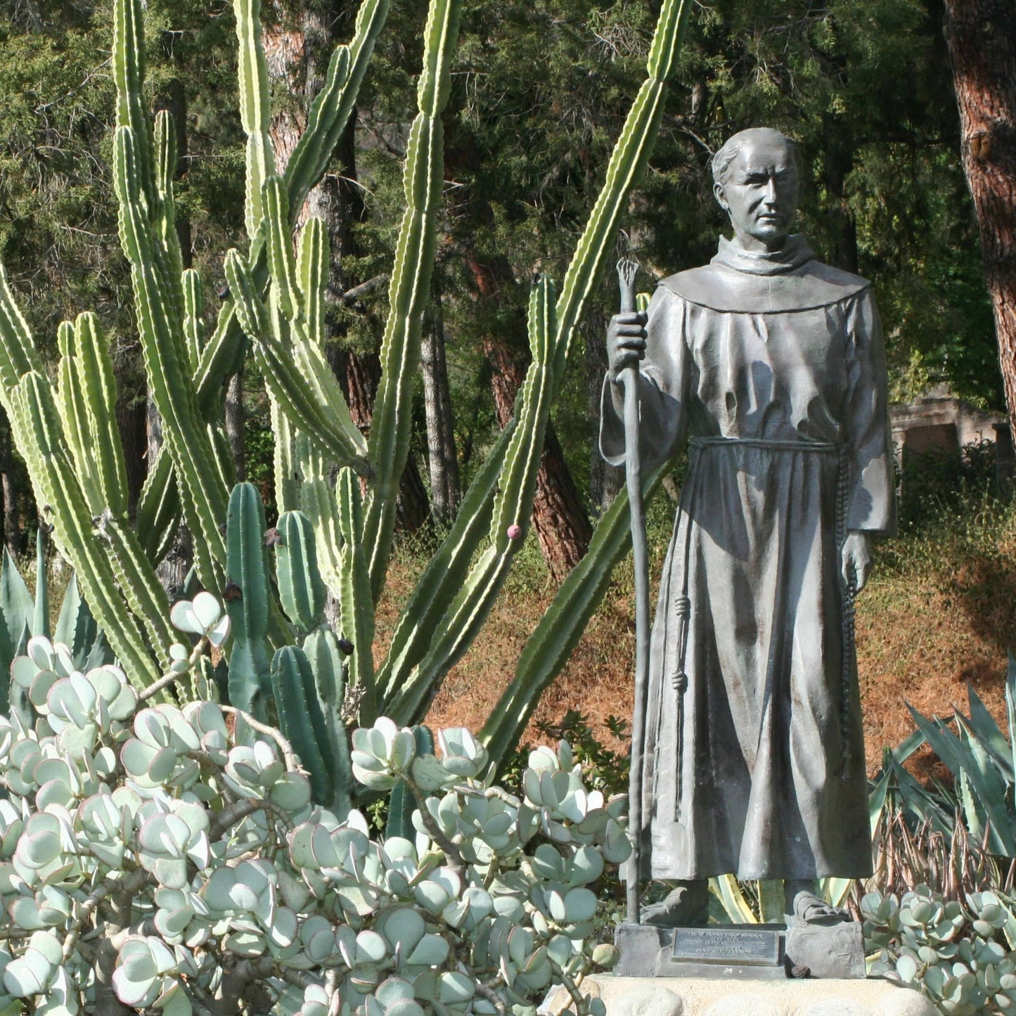 Saint Junipero Serra DVD by Bob and Penny Lord, showing the DVD case with cover art featuring Serra's portrait and historical imagery.