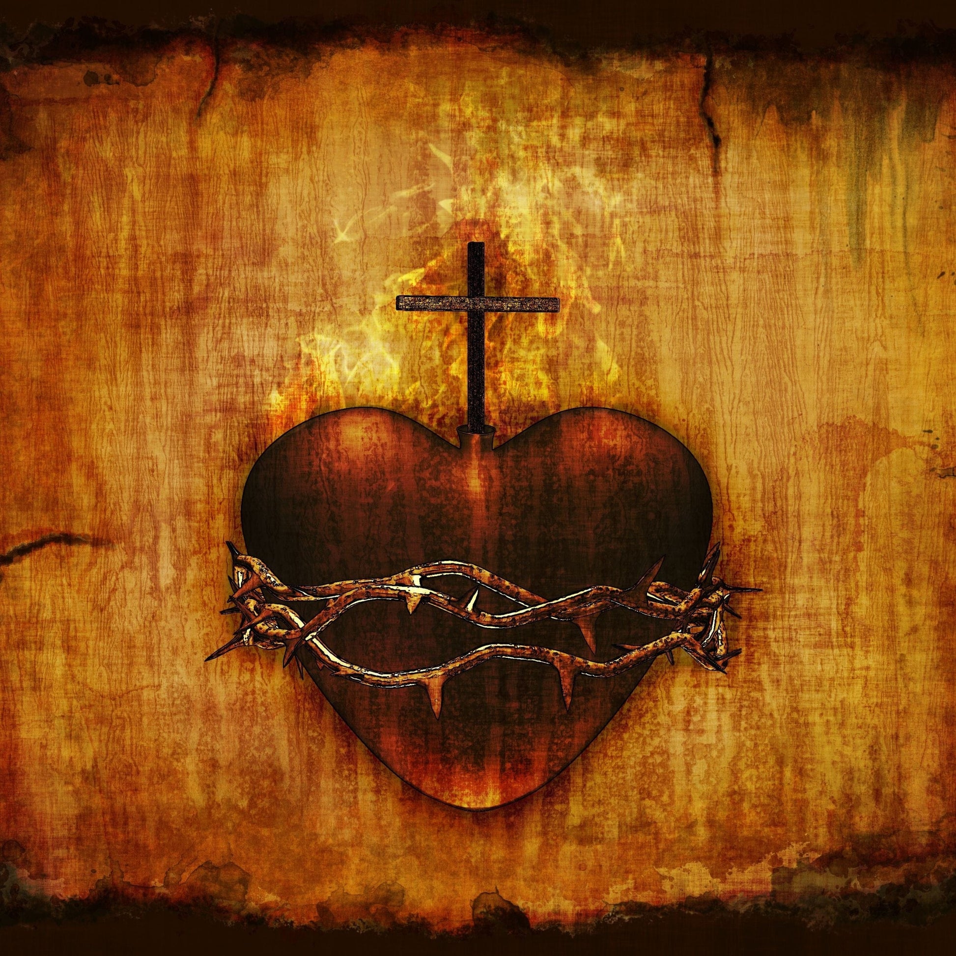 DVD cover featuring Saint Margaret Mary Alacoque and the Sacred Heart of Jesus, produced by Bob and Penny Lord.