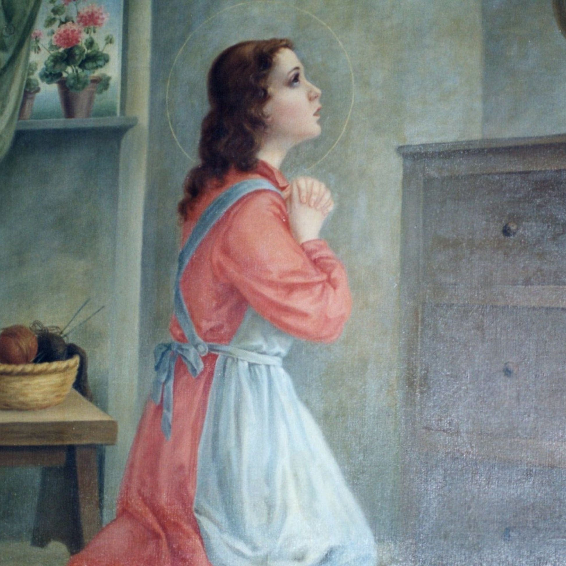 Saint Maria Goretti DVD by Bob and Penny Lord, showing the DVD case with religious artwork and title on the cover.