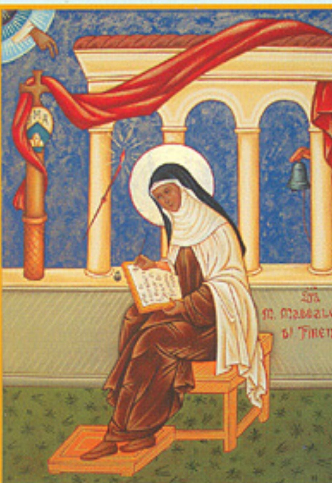 DVD of Saint Mary Magdalene de Pazzi by Bob and Penny Lord, featuring cover art with religious imagery and title.