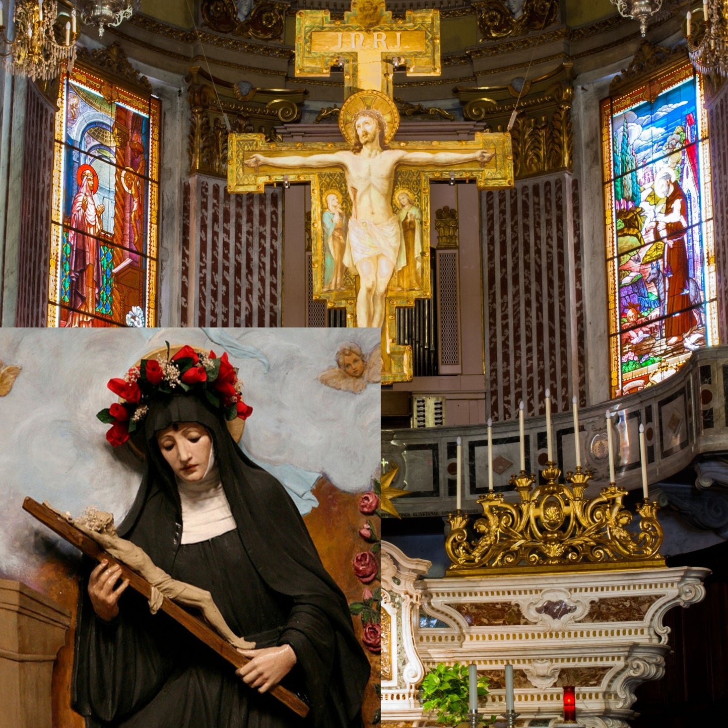 Saint Rita of Cascia DVD by Bob and Penny Lord, featuring a cover image of the religious film on a DVD disc.