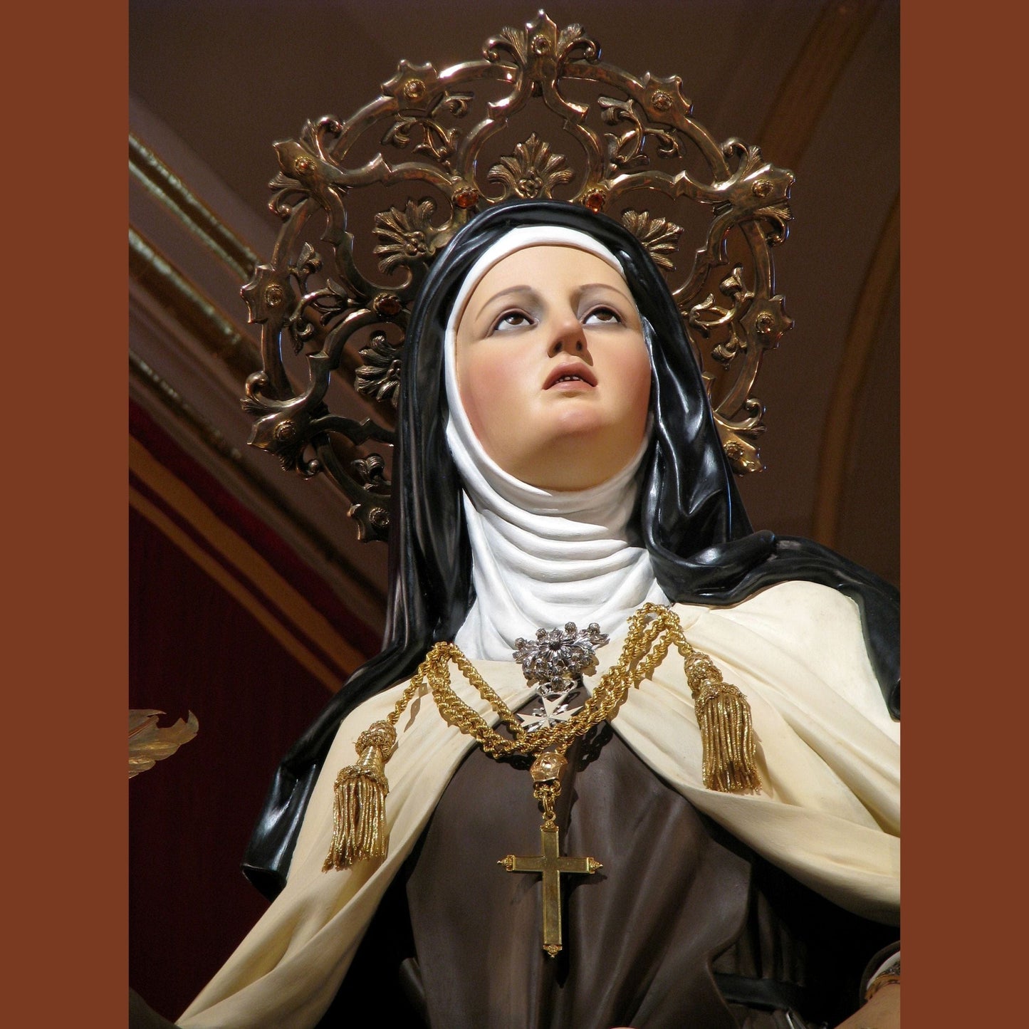Saint Teresa of Avila DVD by Bob and Penny Lord featuring cover art with religious imagery and title prominently displayed.