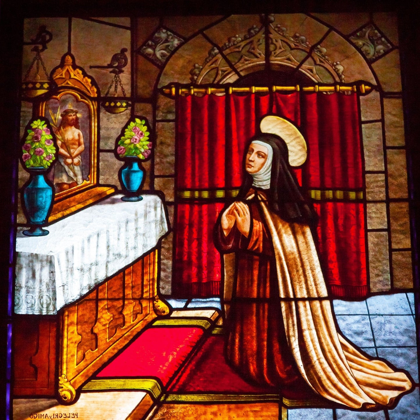 Saint Teresa of Avila DVD by Bob and Penny Lord, featuring a cover image of the religious film about the saint's life.