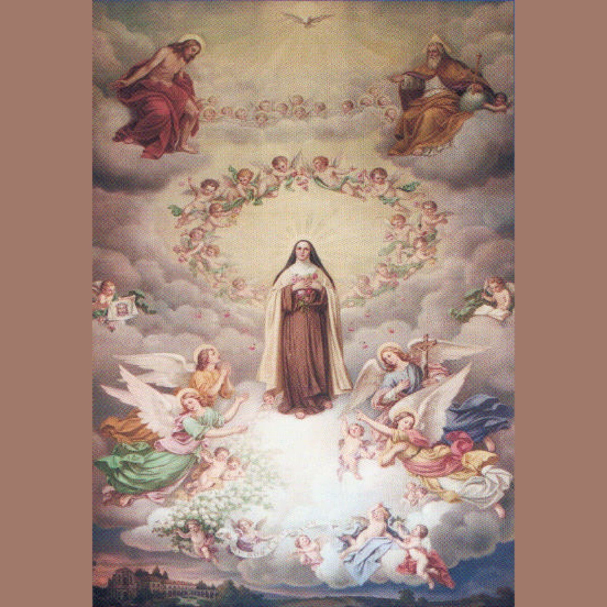 Saint Therese of Lisieux DVD by Bob and Penny Lord, showing the front cover with religious imagery and title.