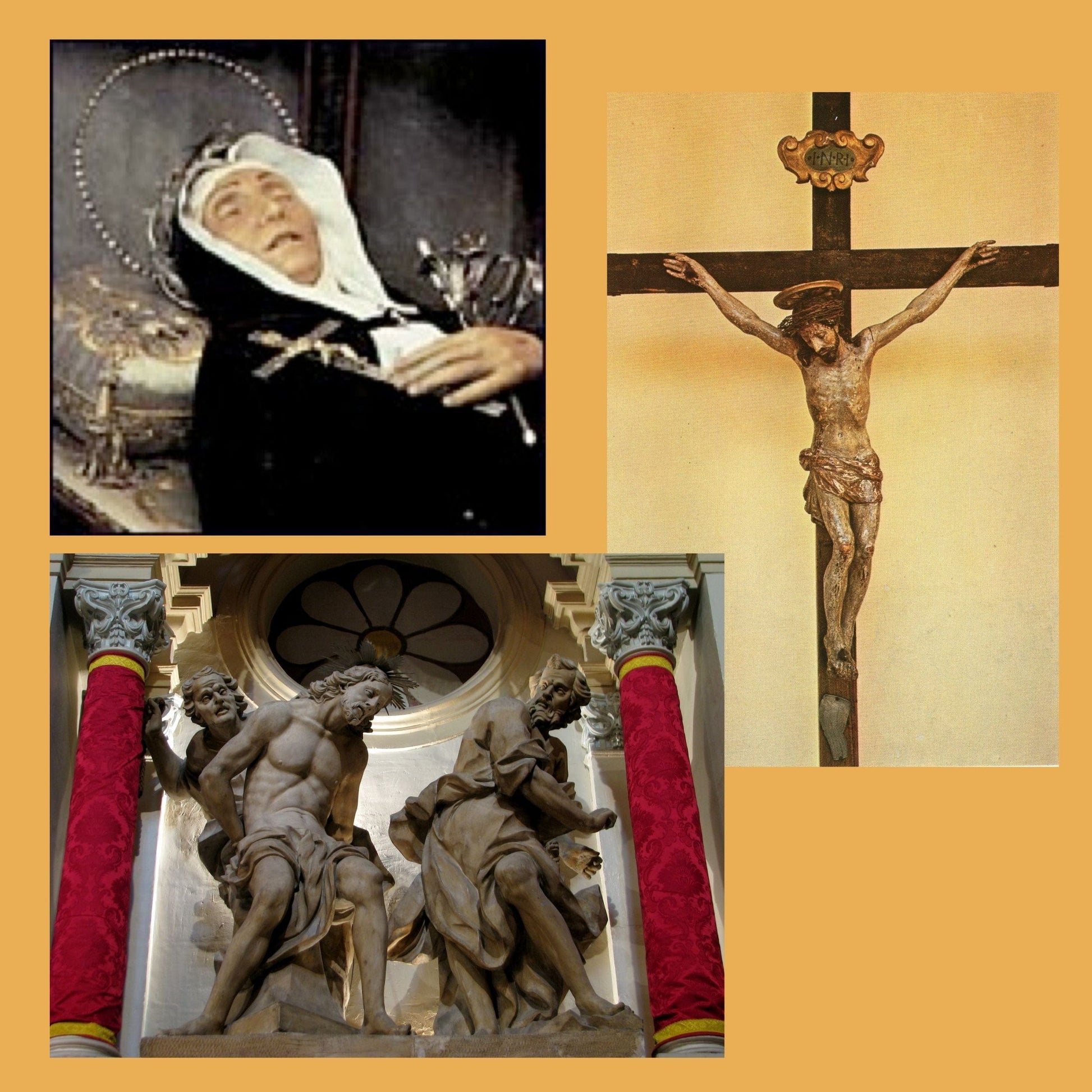 Saint Veronica Giuliani DVD by Bob and Penny Lord, showing the front cover with religious artwork and title.