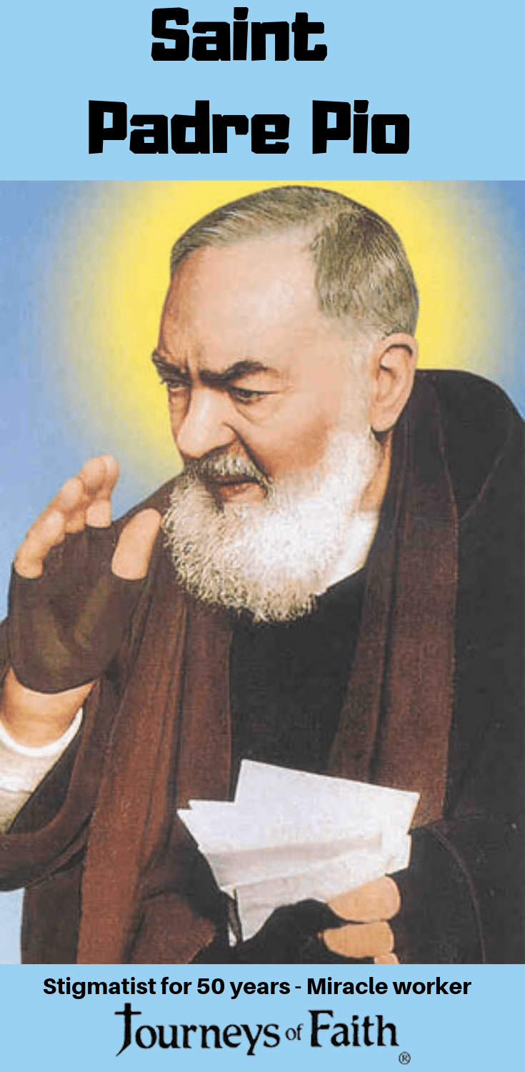 Book cover image of "Saints and Other Powerful Men in the Church" by Bob and Penny Lord, featuring Padre Pio.