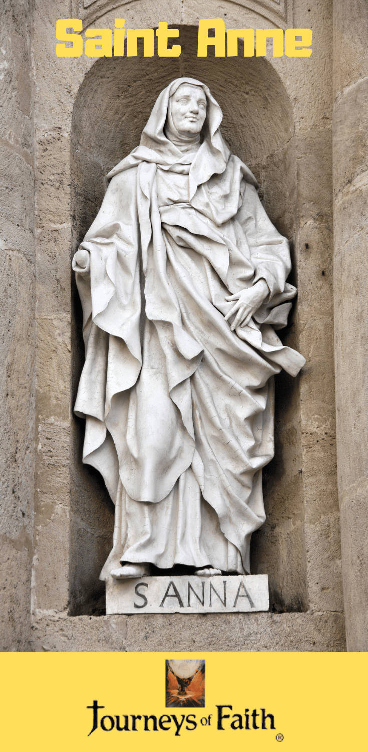 DVD of Saints Anne and Joaquim from Bob and Penny Lord Ministry, featuring religious artwork and documentary visuals.
