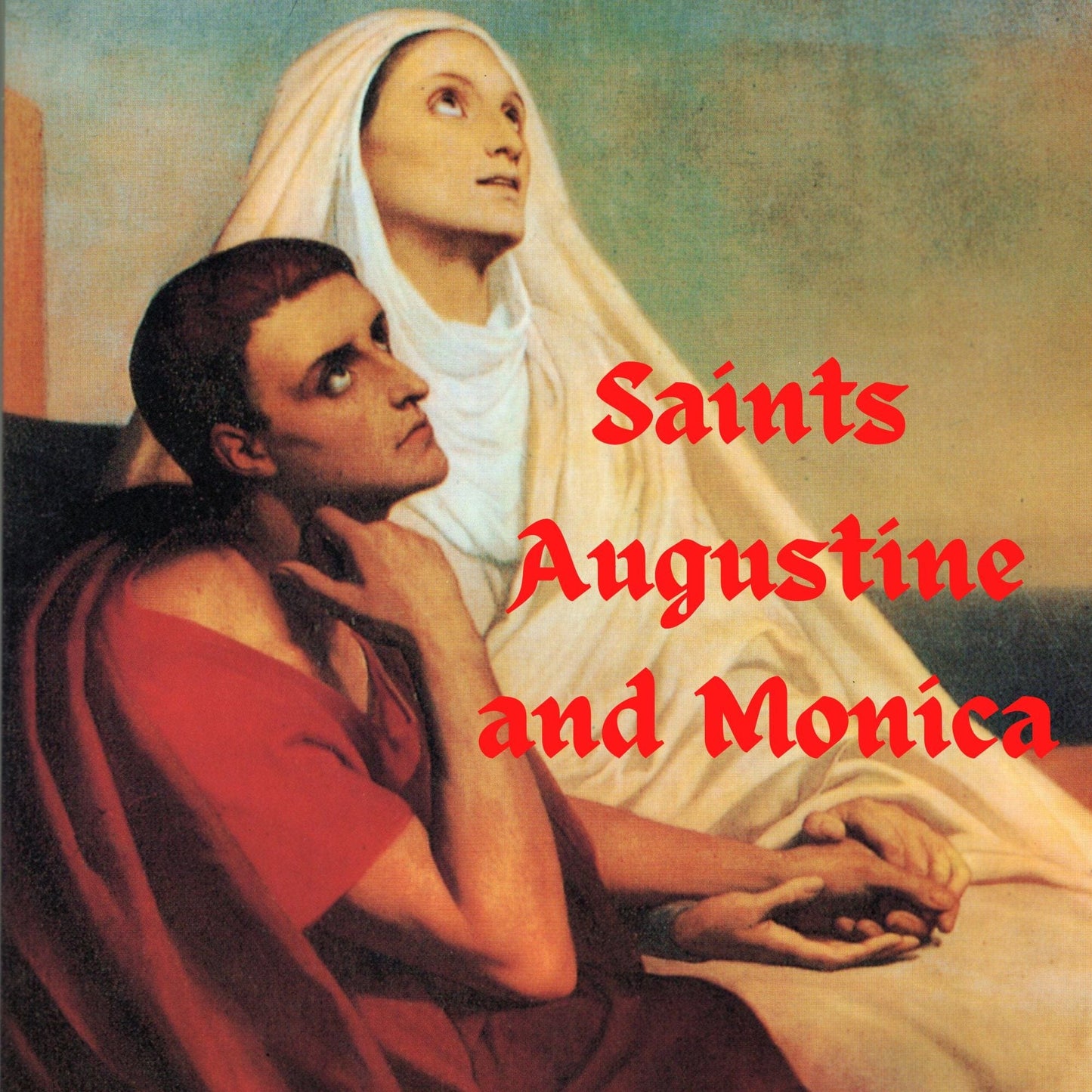 Saints Augustine and Monica DVD by Bob and Penny Lord showing the DVD case with religious artwork and titles.