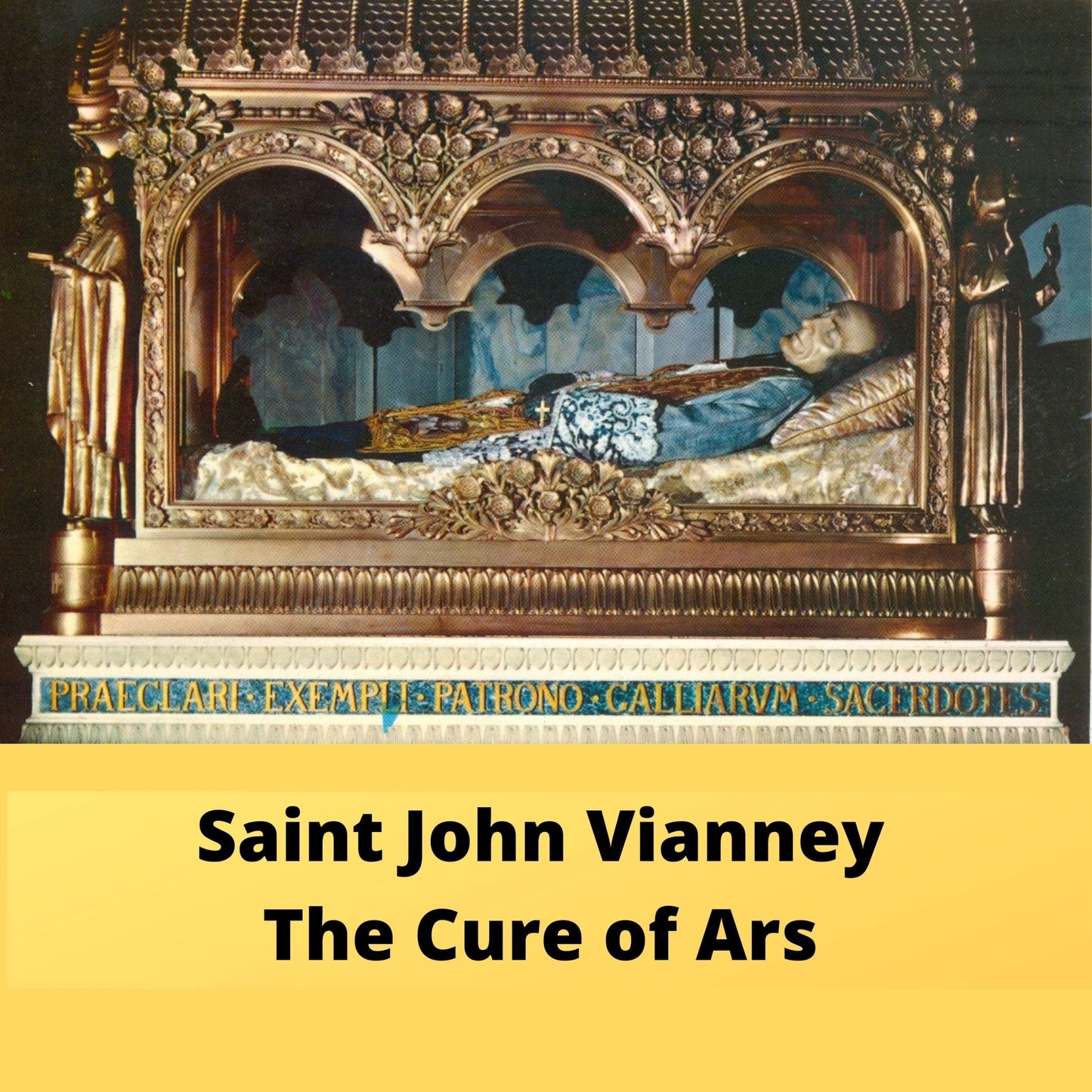 San Juan Vianney Espanol statue by Bob and Penny Lord Ministry showing a saintly figure with a serene expression and religious attire.