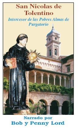 Espanol San Nicolas De Tolentino DVD by Bob and Penny Lord Ministry, featuring religious content and cover art.