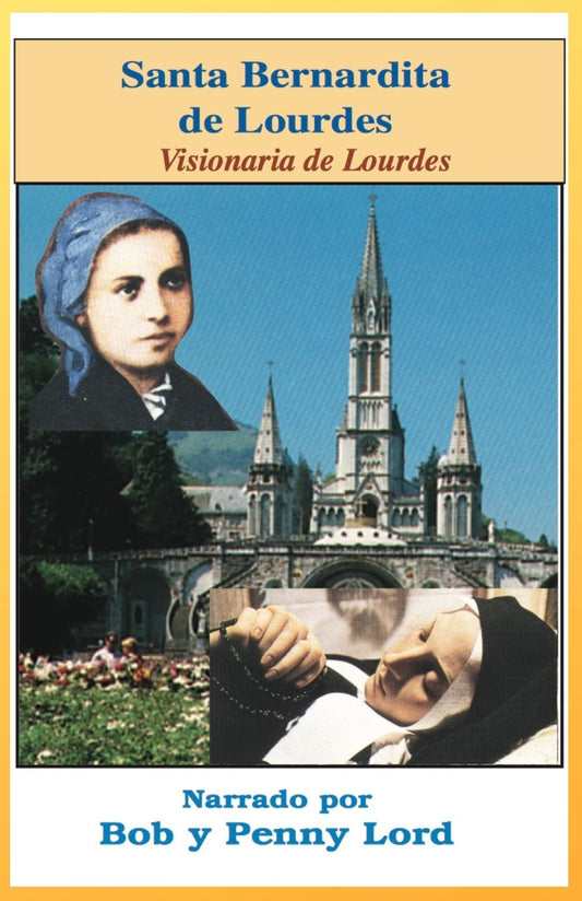 Espanol Santa Bernardita de Lourdes statue by Bob and Penny Lord Ministry, depicting the Virgin Mary with a serene expression