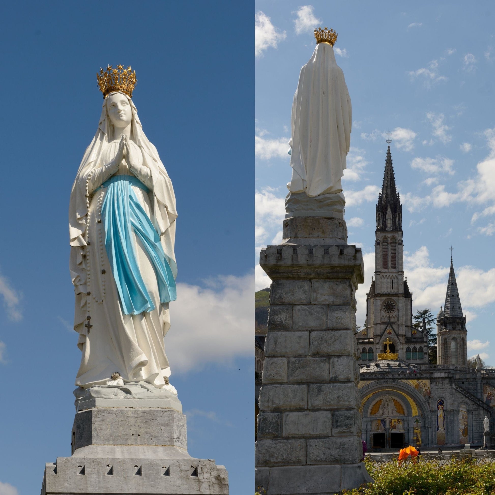 Image of Santa Bernardita de Lourdes figurine by Bob and Penny Lord Ministry, depicting a traditional Spanish religious statue.