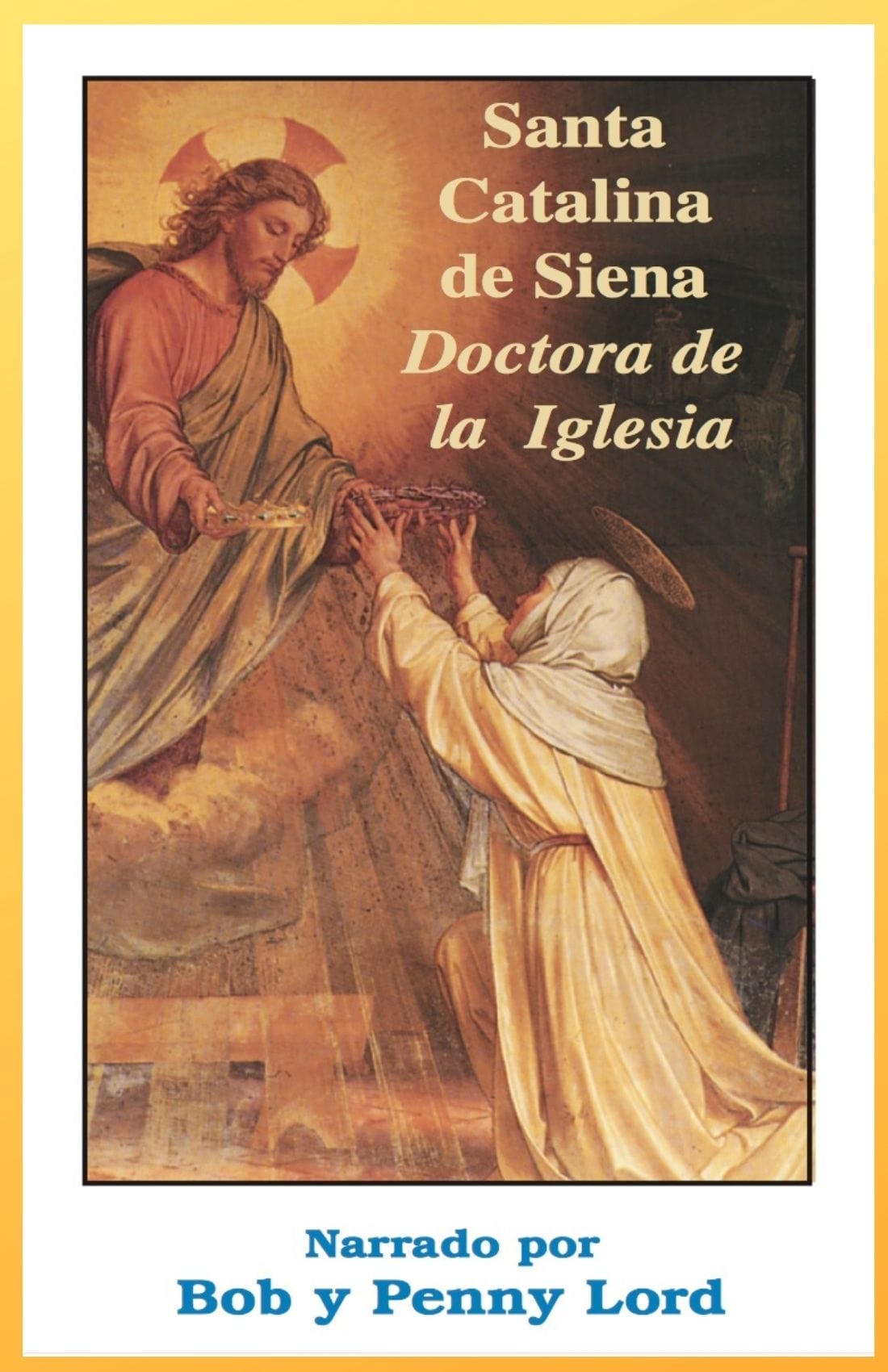 Espanol Santa Catalina de Siena statue by Bob and Penny Lord Ministry, detailed religious figure with a serene expression.