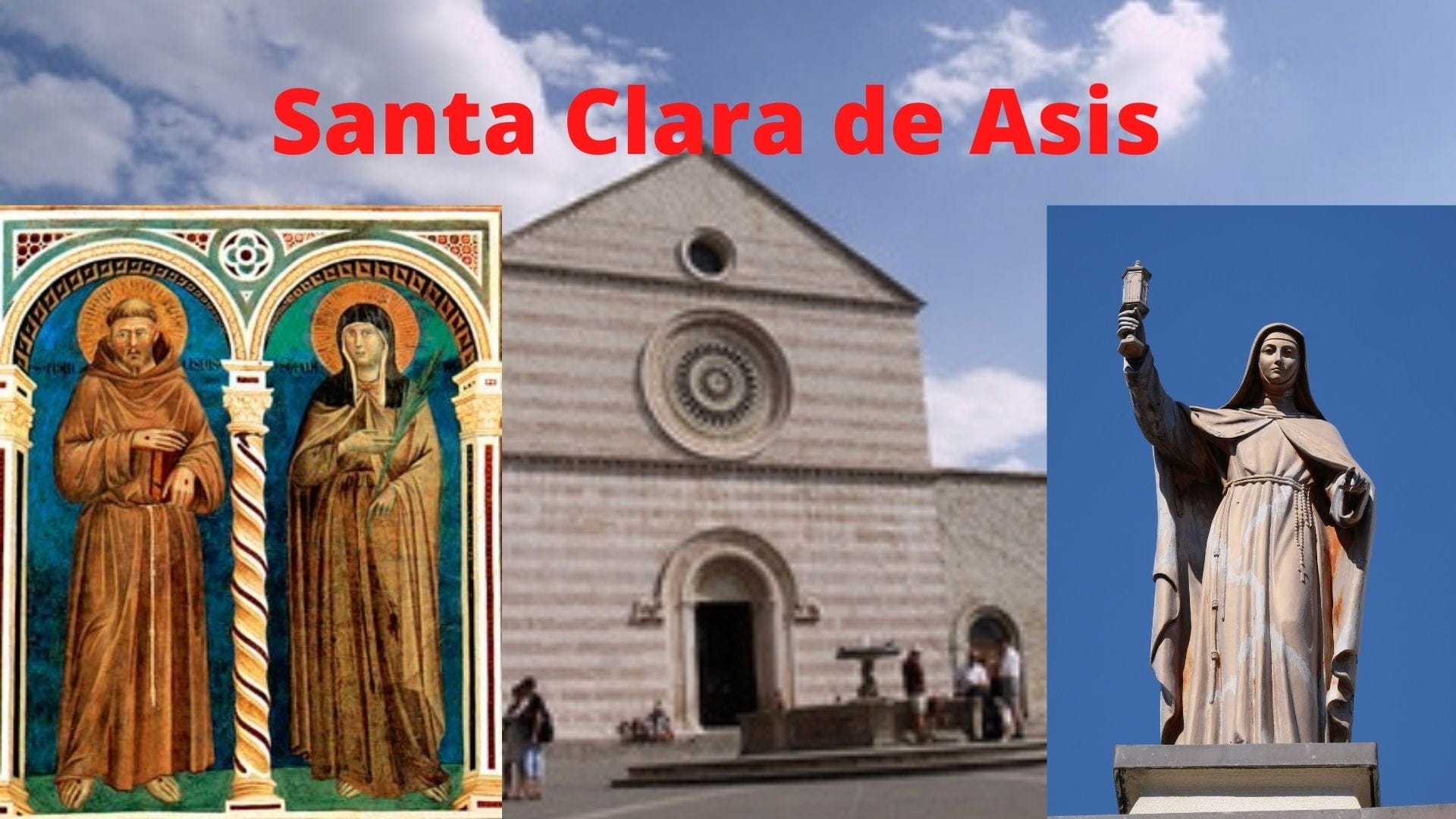 Espanol Santa Clara de Asis DVD by Bob and Penny Lord Ministry, showing the DVD case with religious artwork and title.