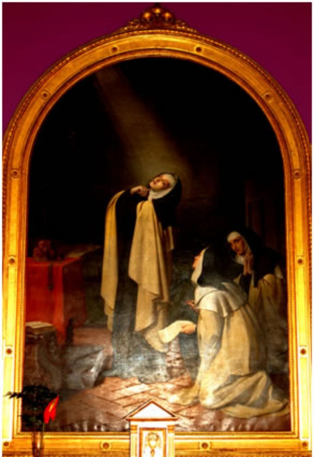 Santa Maria Magdalena De Pazzi DVD in Spanish by Bob and Penny Lord Ministry, featuring cover art with religious imagery.