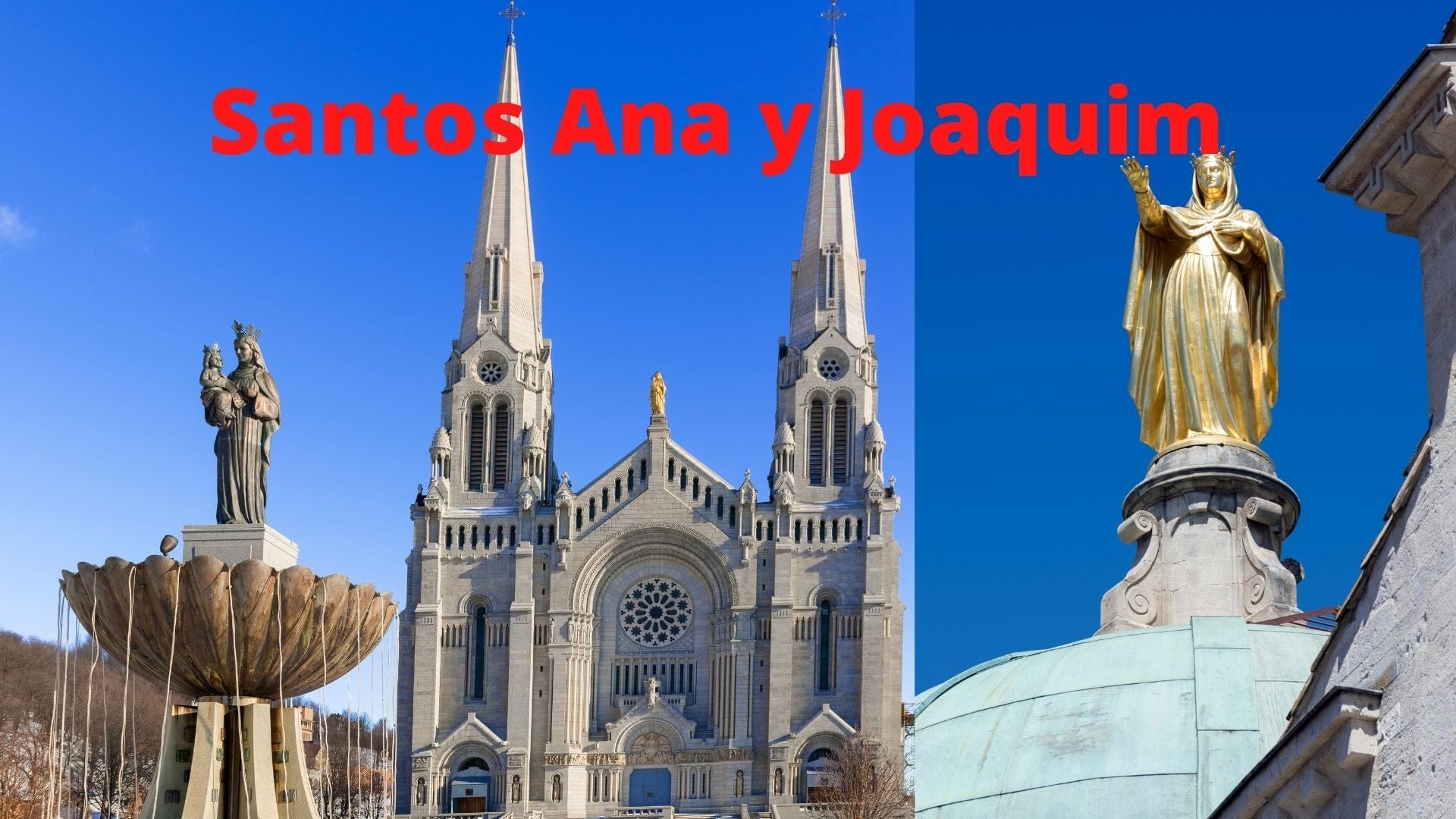 Espanol DVD titled Santos Ana y Joaquin by Bob and Penny Lord Ministry showing the DVD cover with religious imagery.