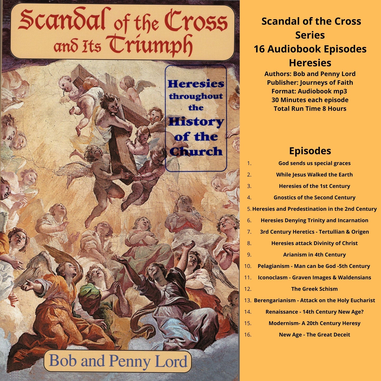 Scandal of the Cross - Heresies 16 MP3 Audiobooks Discounted Bundle - Bob and Penny Lord