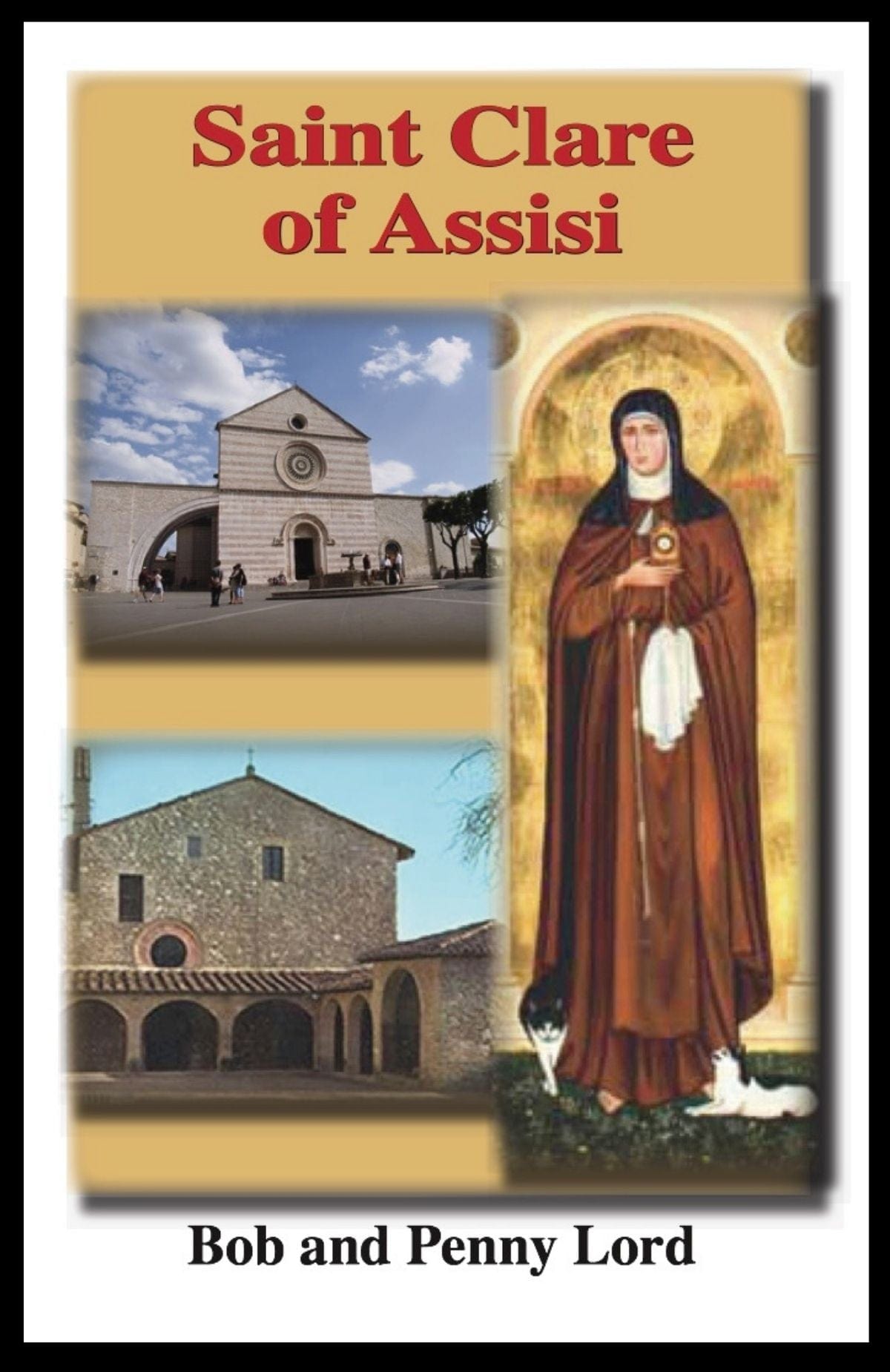 St. Clare printed minibook by Bob and Penny Lord featuring religious illustrations and inspiring spiritual messages.