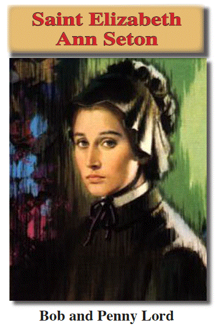Mini St. Elizabeth Ann Seton book by Bob and Penny Lord, featuring a detailed cover image of the religious minibook.