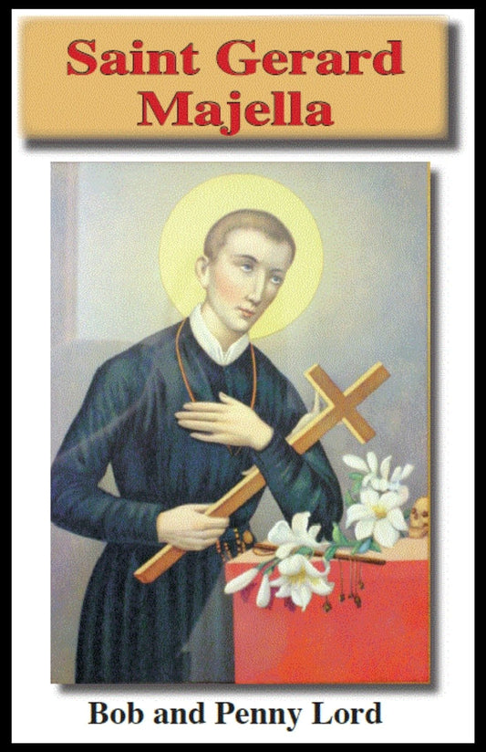 Small St. Gerard Prayer Minibook by Bob and Penny Lord, featuring inspirational prayers and religious content.