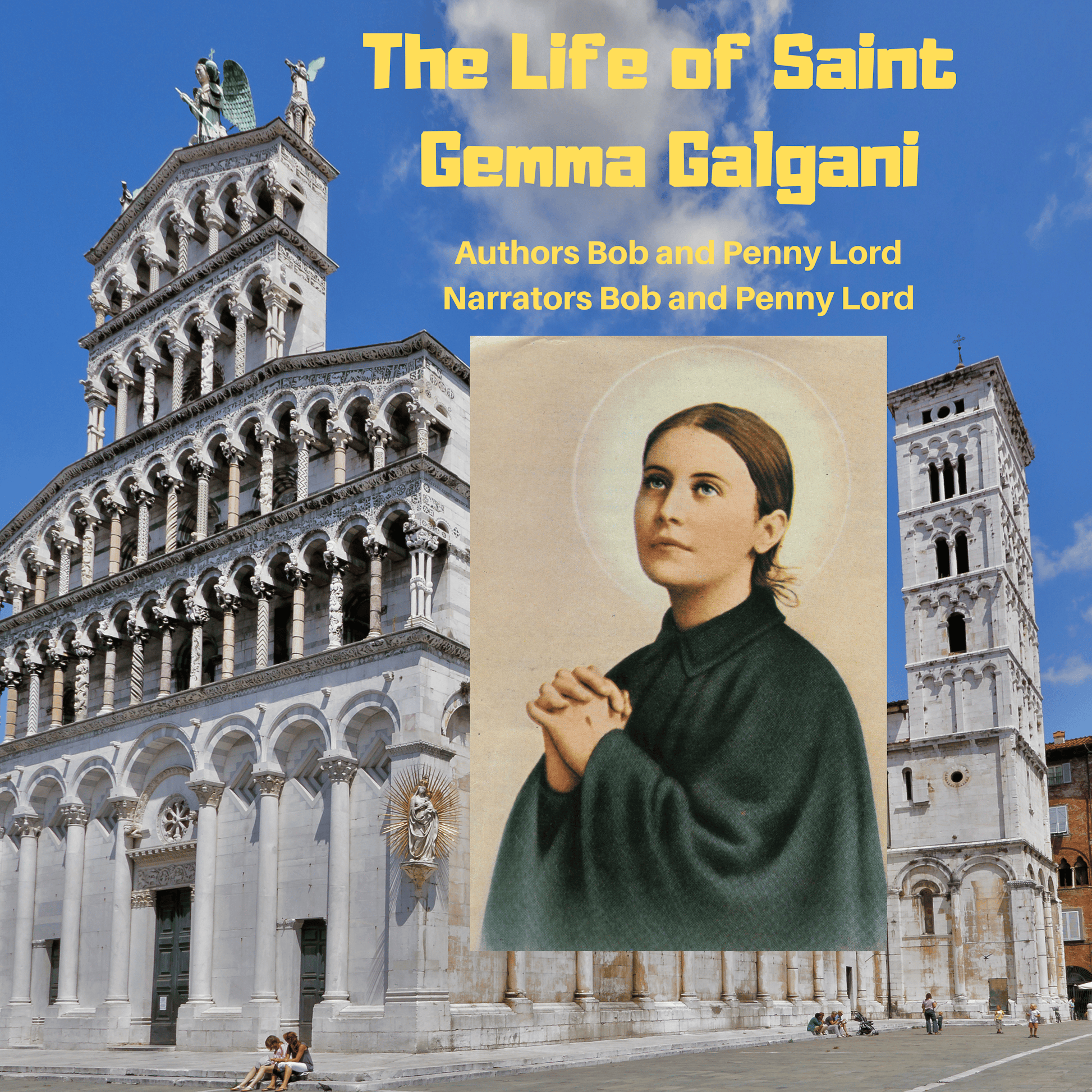 Audio CD of The Life of Saint Gemma Galgani by Bob and Penny Lord Ministry, featuring a cover image of the religious biography.