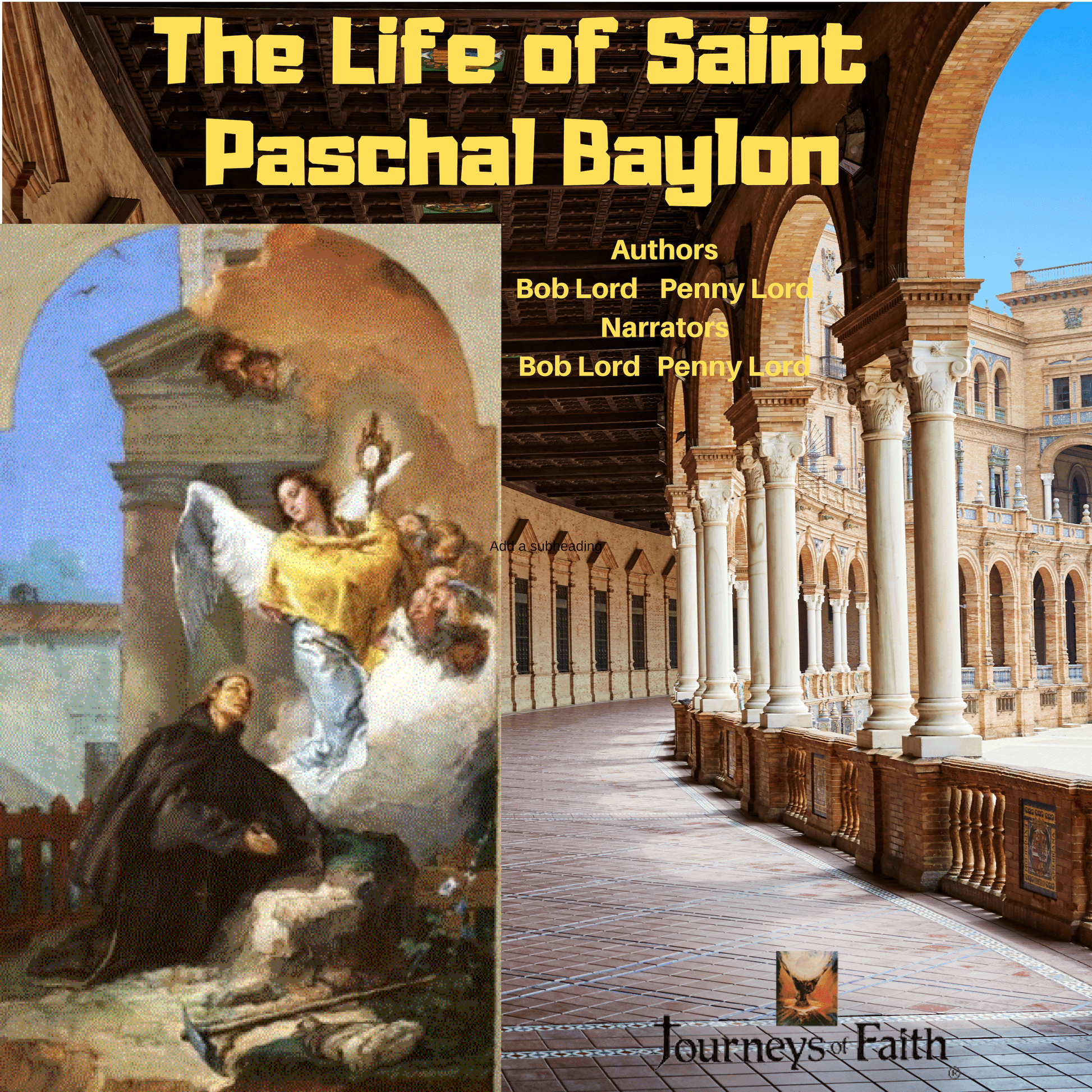 Audio CD of The Life of Saint Paschal Baylon by Bob and Penny Lord Ministry, featuring a religious audio recording.