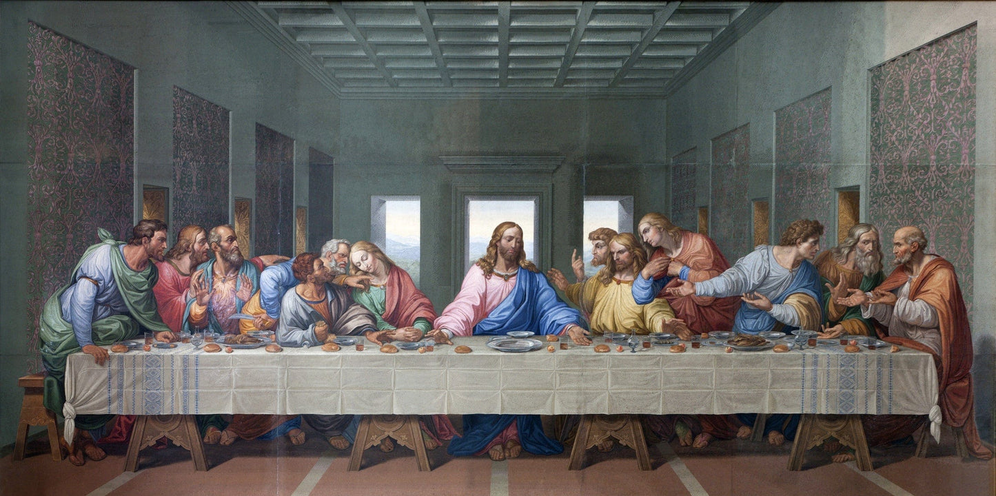 Close-up of "The Rosary: The Life of Jesus and Mary" book by Bob and Penny Lord, showing the cover with religious artwork.