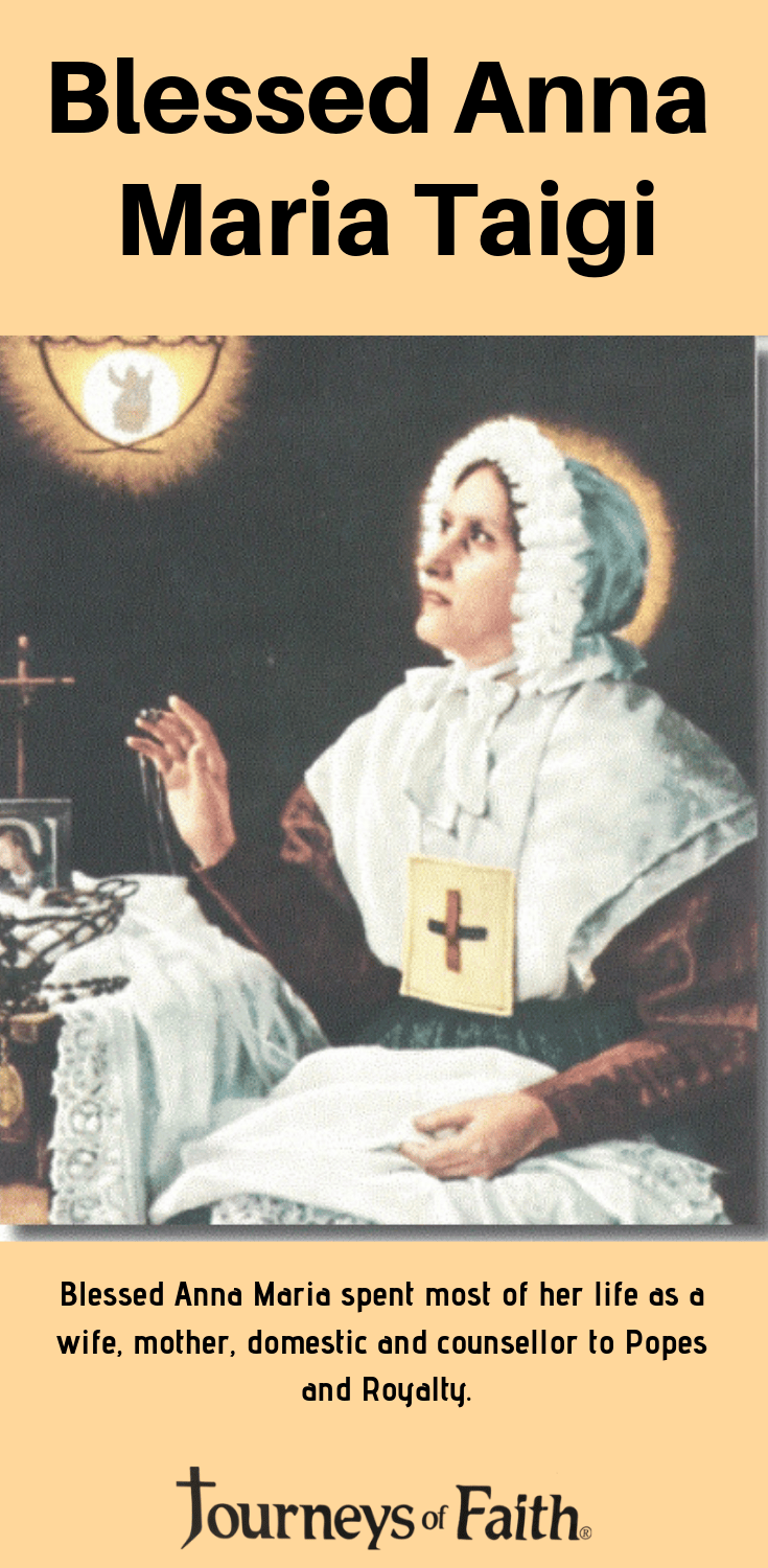 Cover image of the book "Visionaries Mystics and Stigmatists" by Bob and Penny Lord, featuring Blessed Anna Maria Taigi.