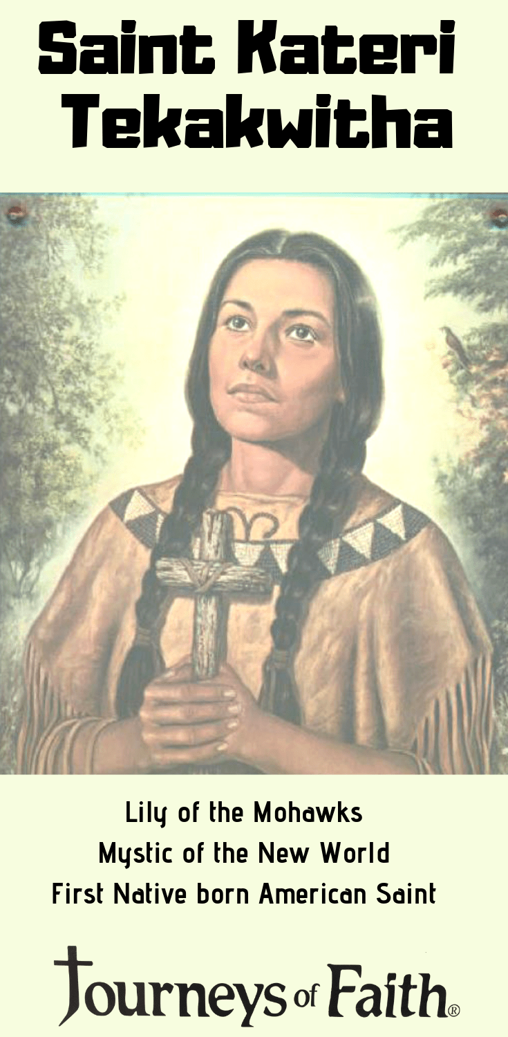 Book cover of "Visionaries Mystics and Stigmatists" by Bob and Penny Lord featuring Saint Kateri Tekakwitha illustration.
